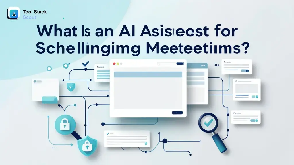 Team reviewing AI scheduling assistant options for meeting coordination