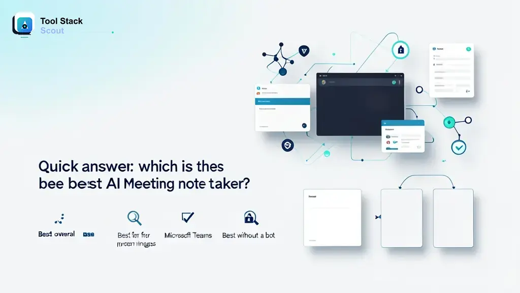 Comparison of AI meeting note taker tools for team workflows and meeting summaries