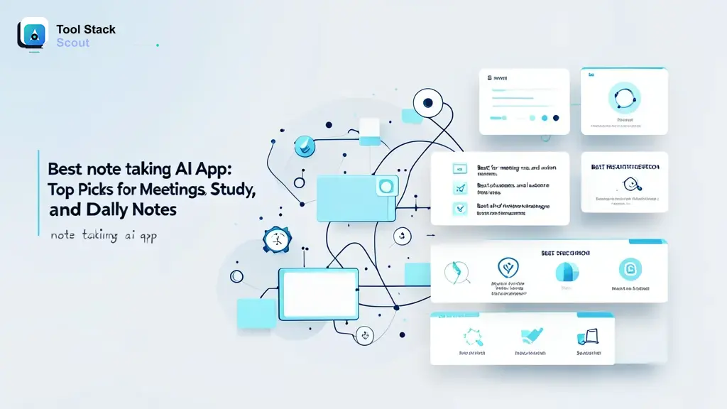 Person choosing between AI note apps for meetings and study workflows
