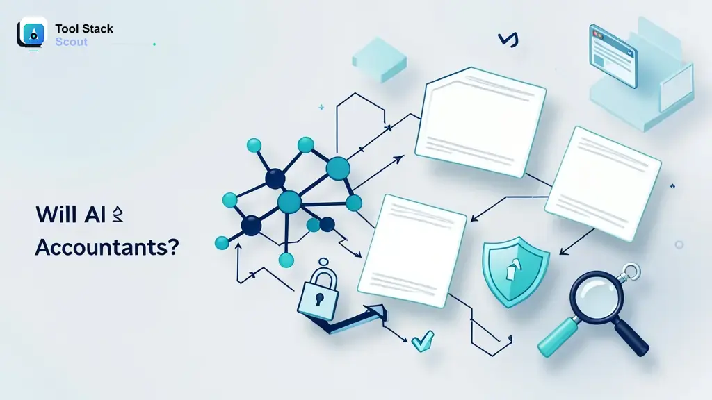 AI-assisted accounting workflow with transaction matching and review steps